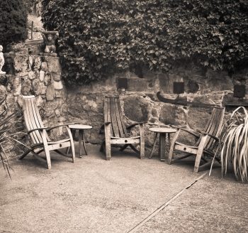 Vintage chairs and table