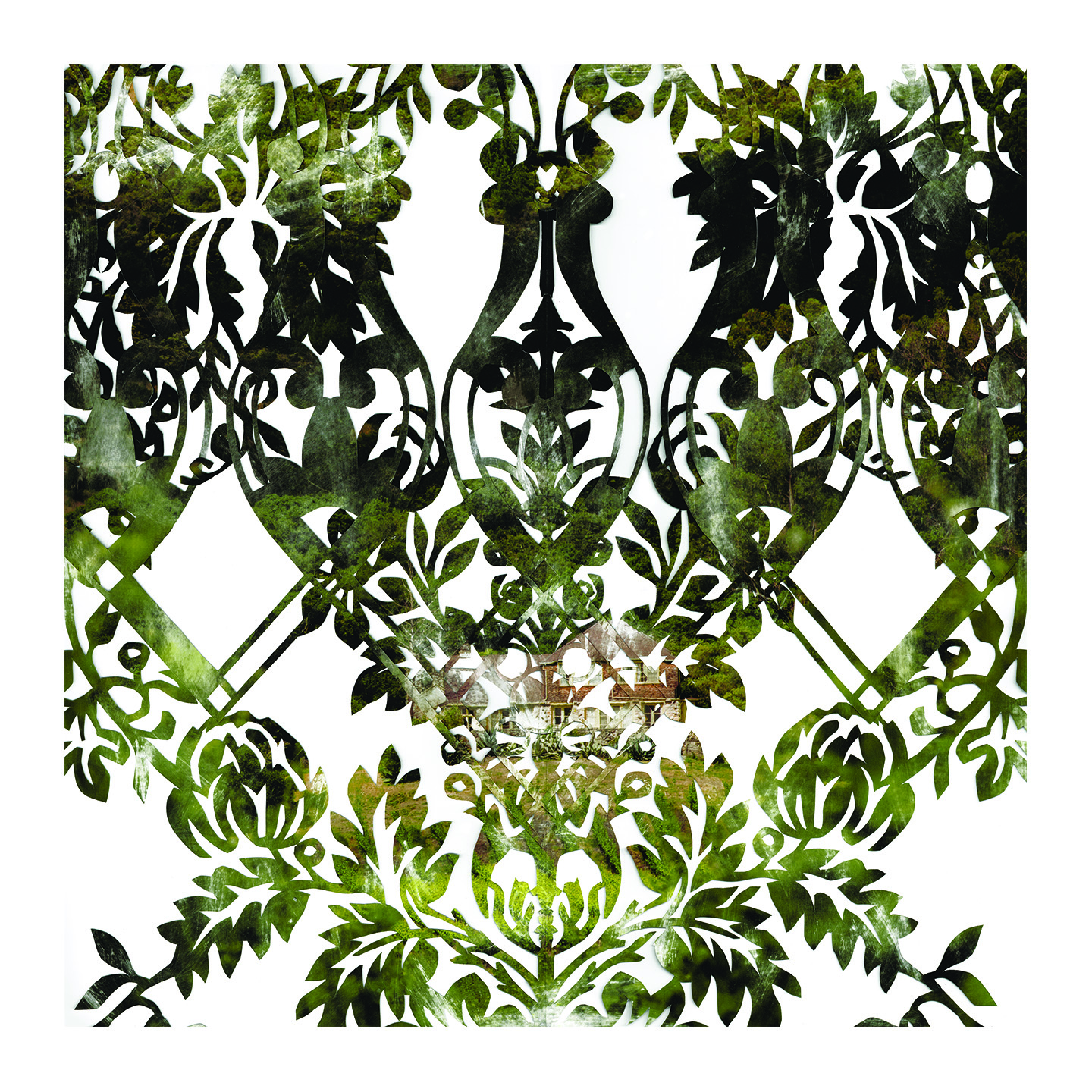 Green vines pattern