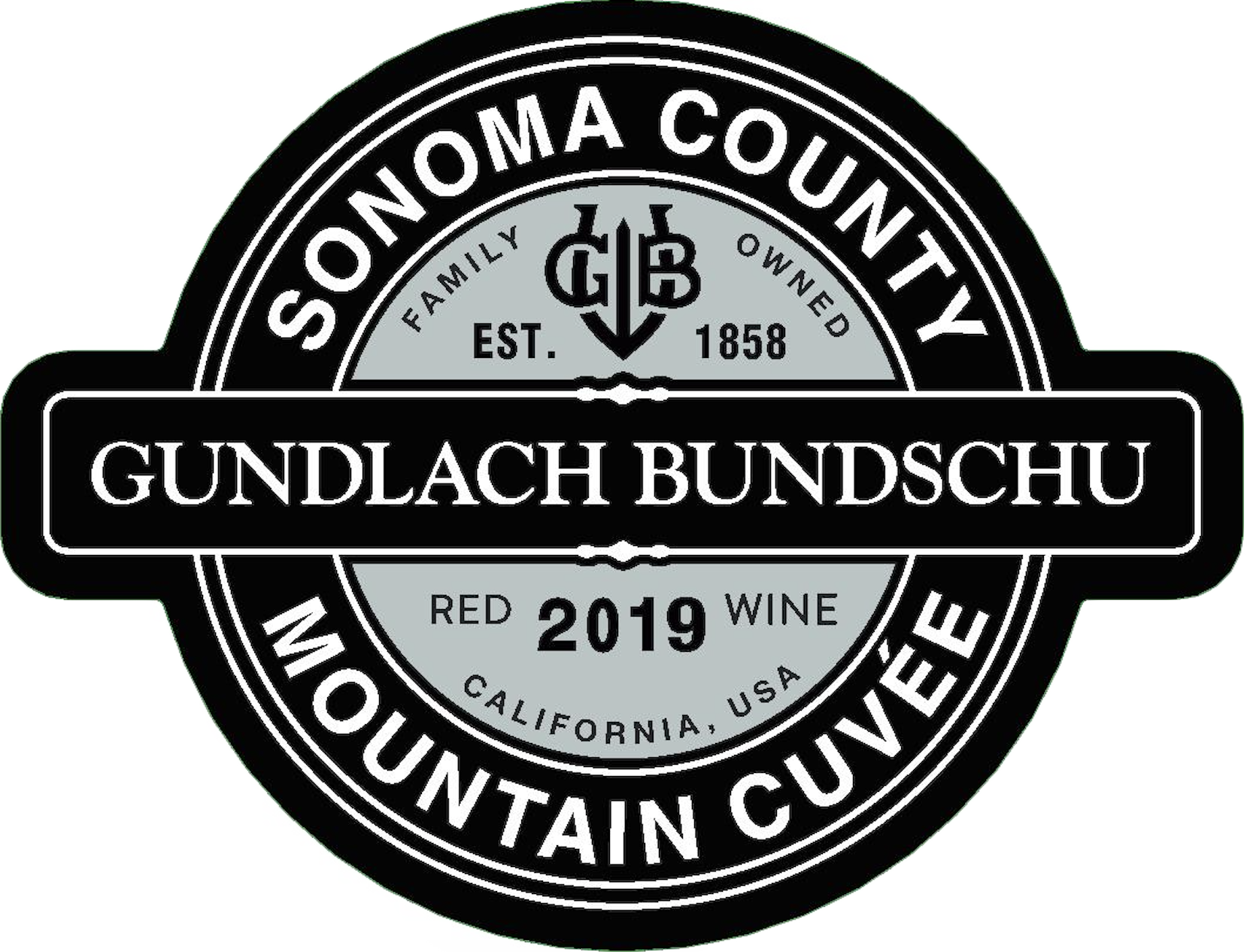 2019 Gundelach Bundschu Mountain cuvee logo