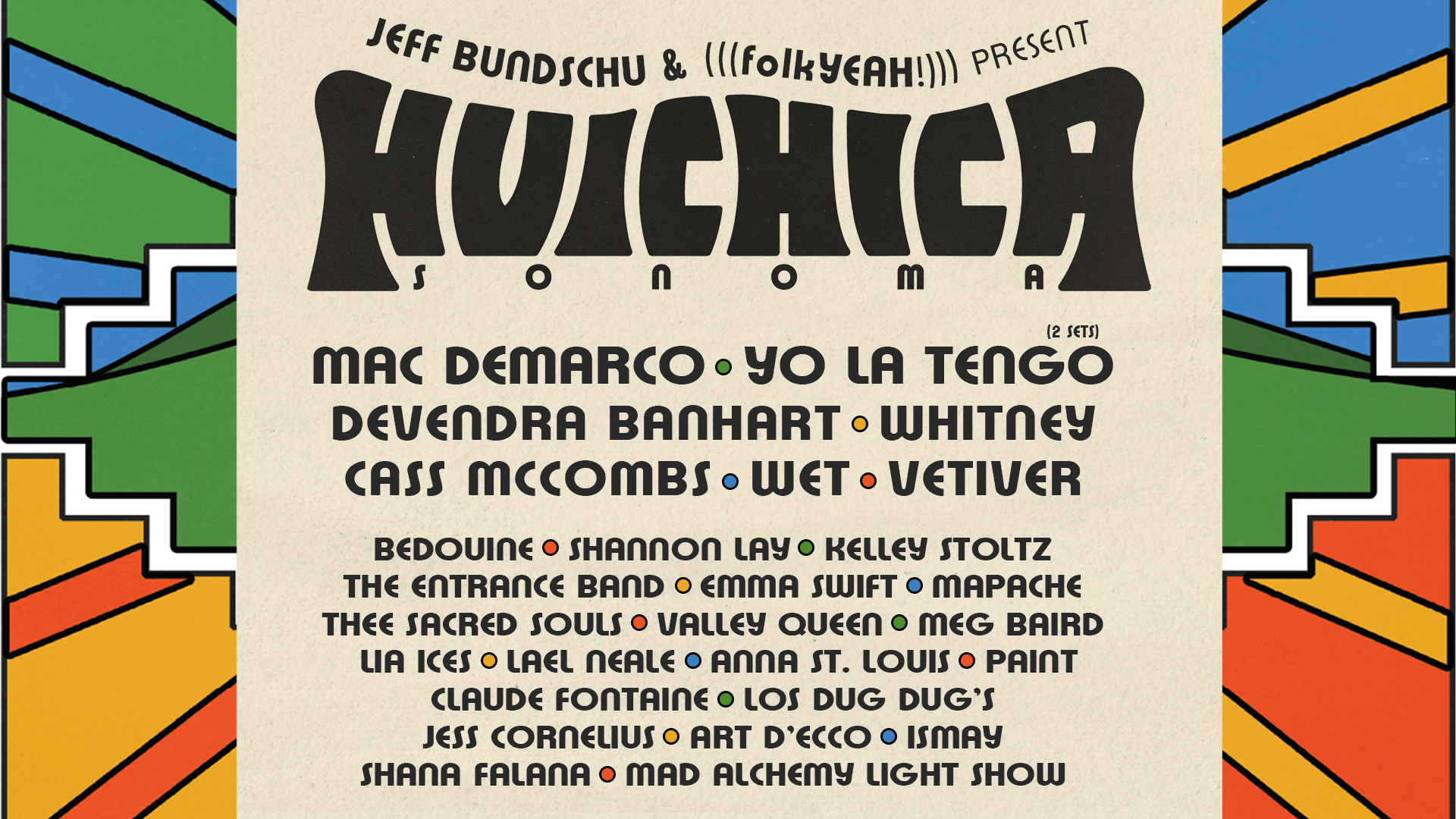Huichica Lineup Poster