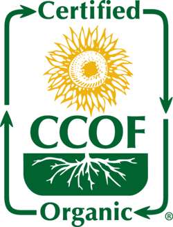 CCOF-w Certified Organic Farm logo