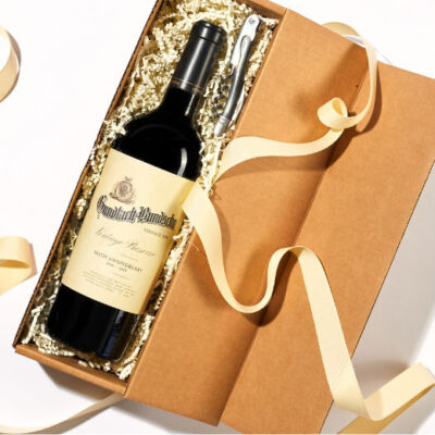 Vintage Reserve wine with corkscrew
