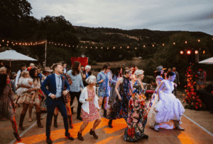 Dancing at Reception Gundlach Bundschu Winery Wedding Sonoma Ca